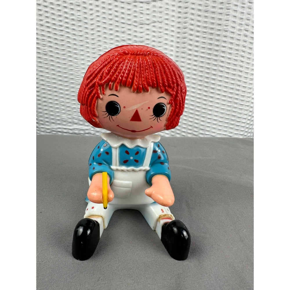 Vintage 1975 Staple With Raggedy Ann Hole Punch / Stapler Toy READ